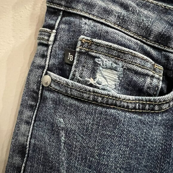 Judy Blue - Dark Wash, Lightly Distressed, Skinny Fit Jeans, Size 5/27 - NWOT! - Picture 4 of 9